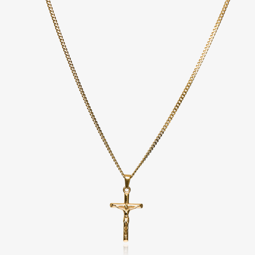 City of Gold Crucifix #material_gold
