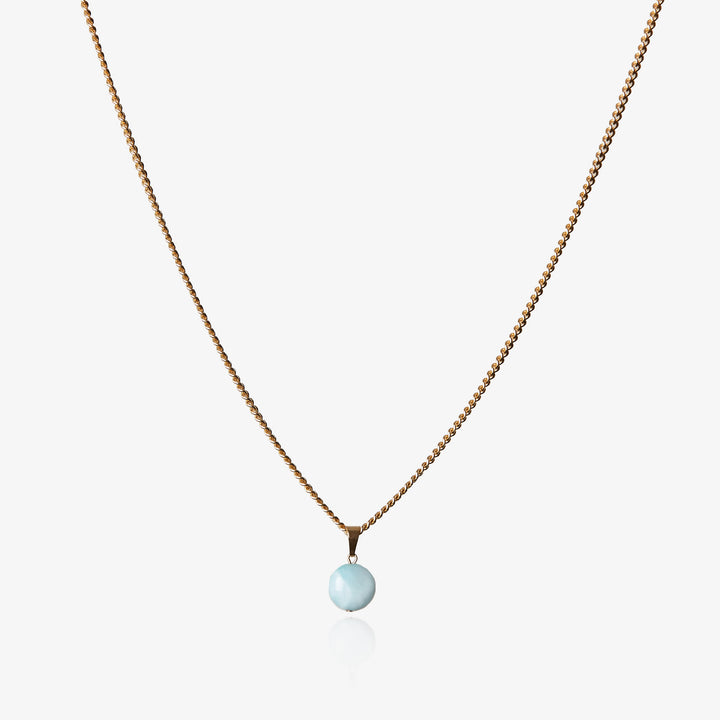 City of Gold Larimar Necklace #material_gold