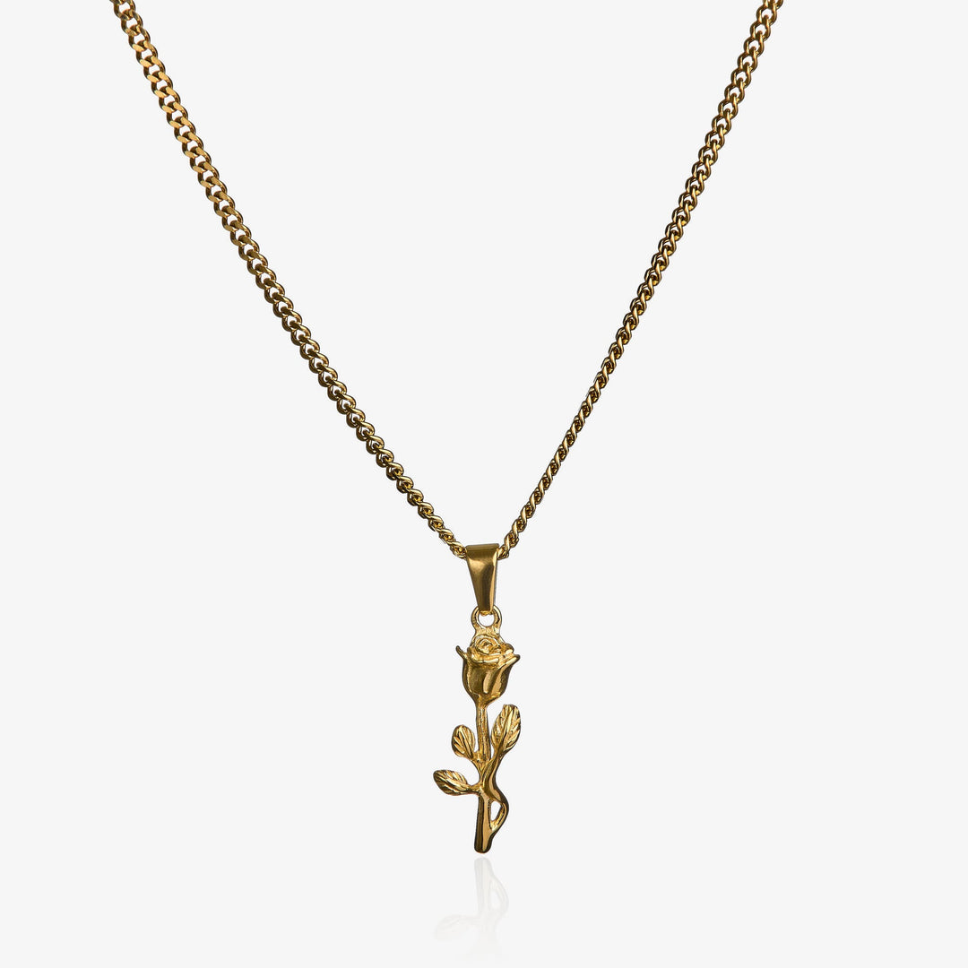 The Rose Necklace Gold #material_gold
