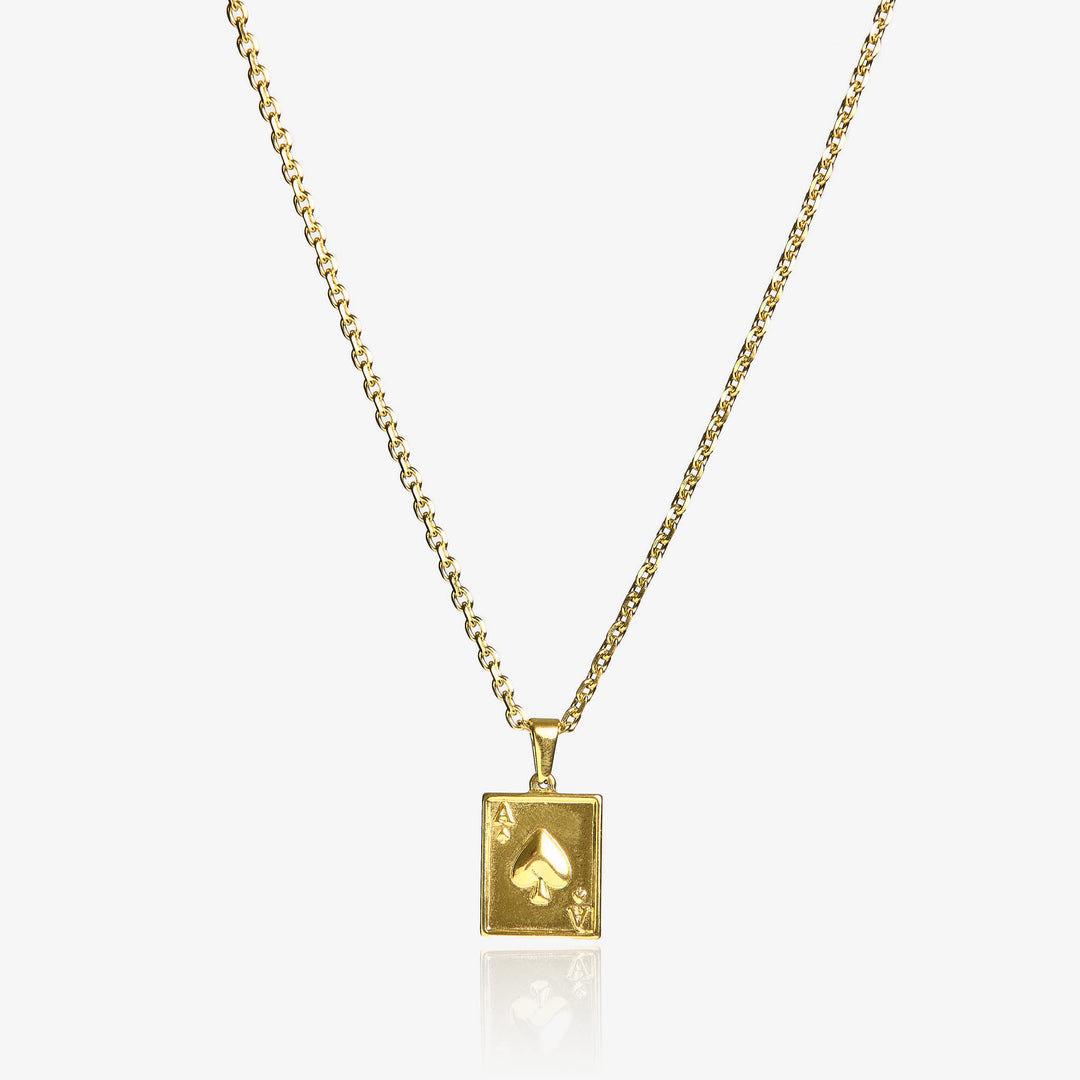 Stay Lucky Necklace Gold #material_gold