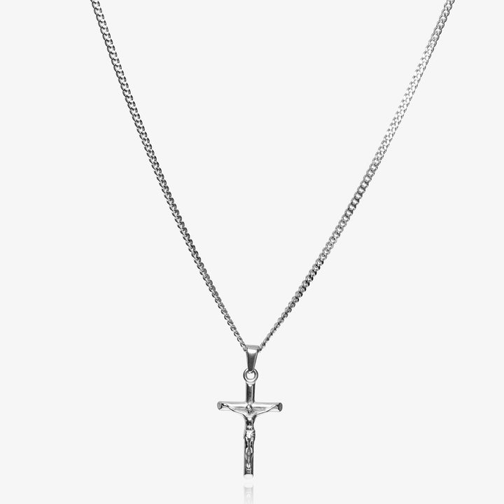 City of Gold Crucifix #material_silver