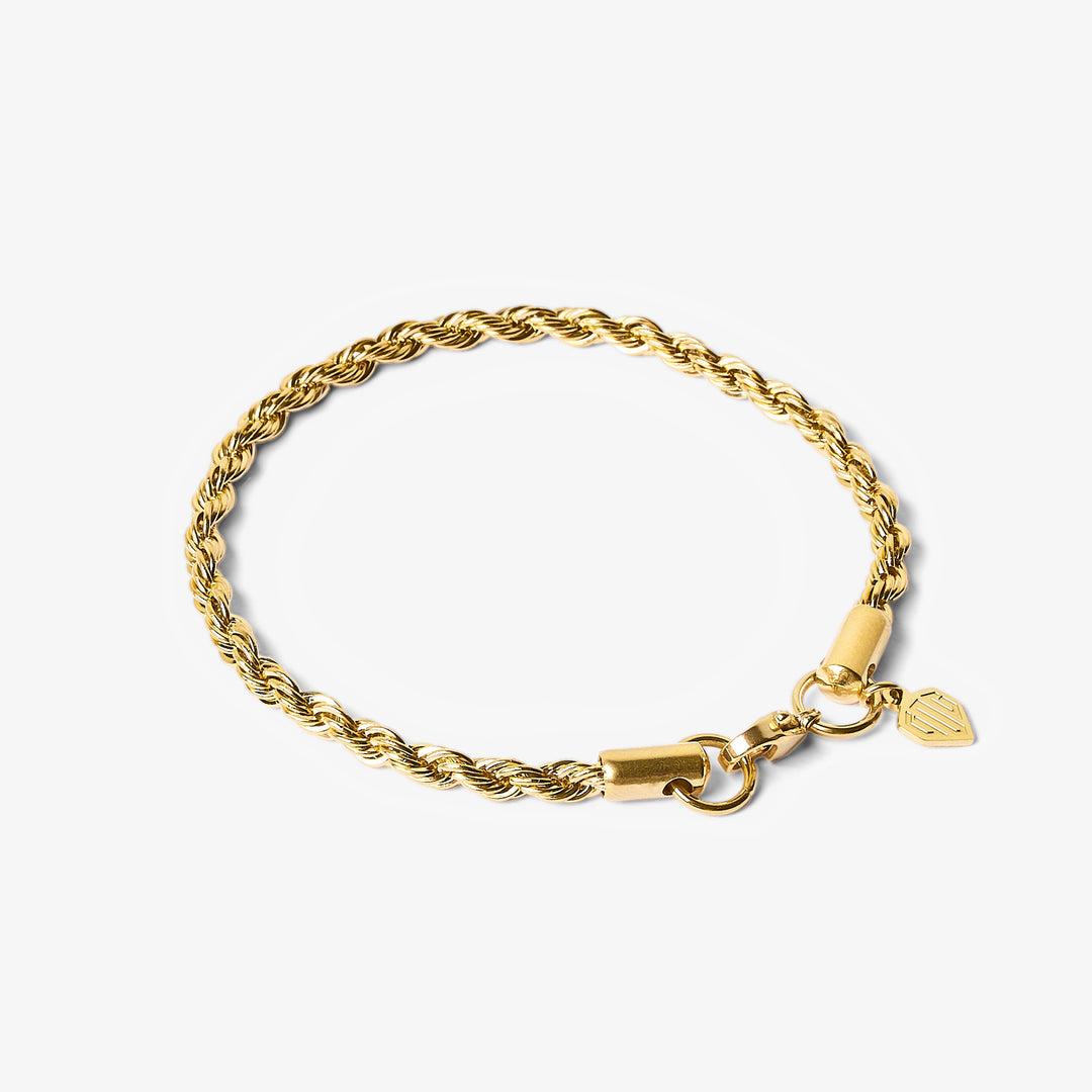 Rope Bracelet Gold #material_gold