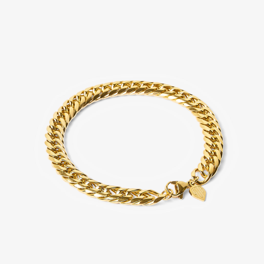 Curb Bracelet Gold #material_gold