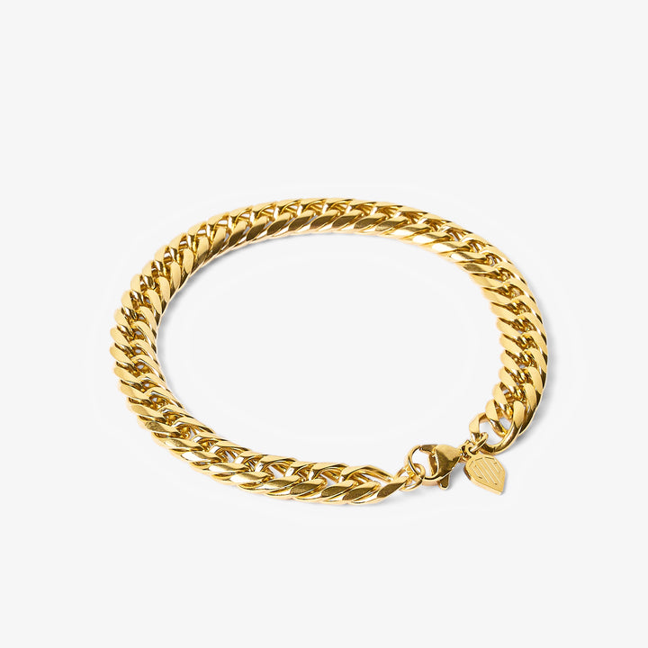Curb Bracelet Gold #material_gold