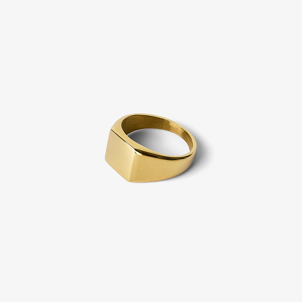 City of Gold Square Ring Gold #material_gold