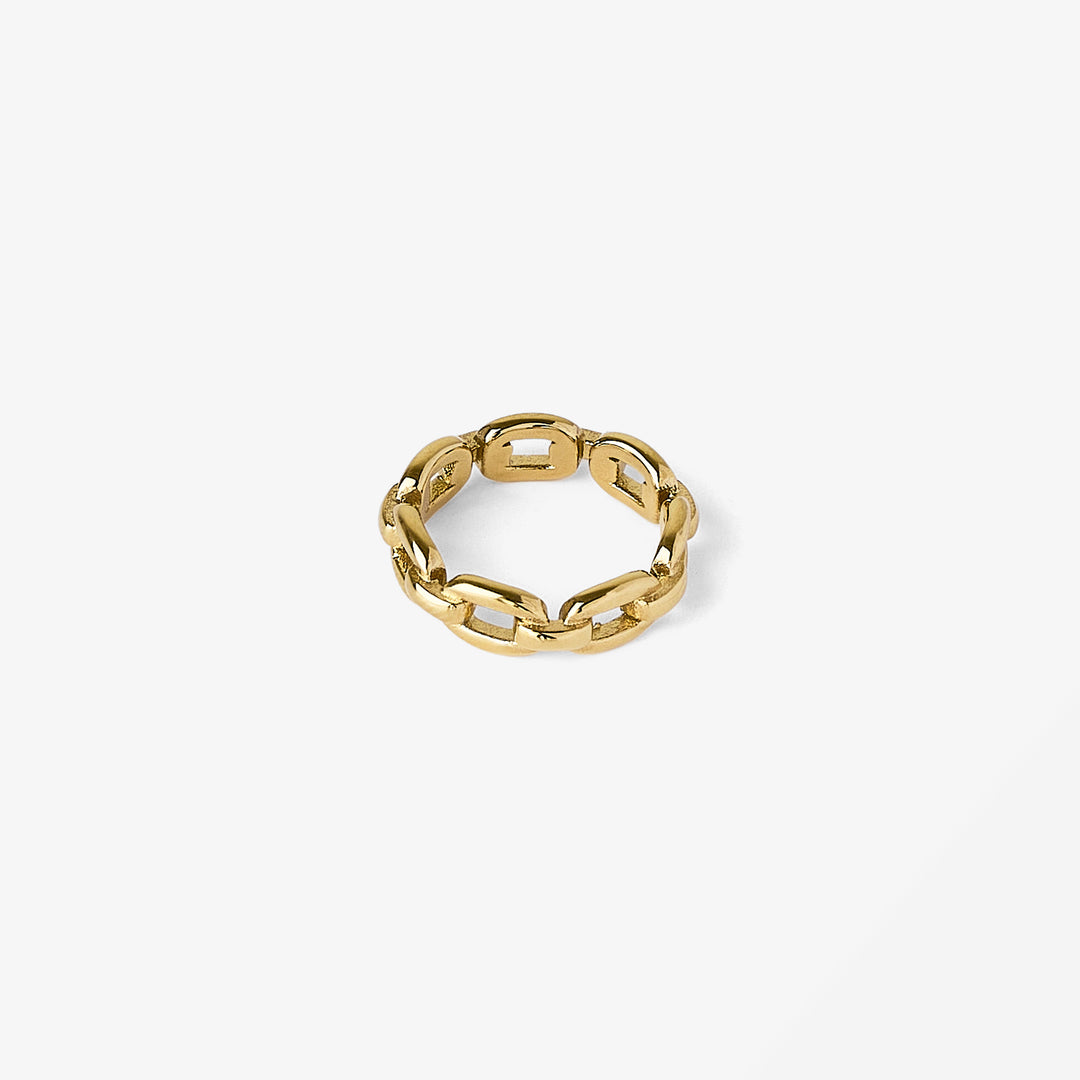 City of Gold Cable Ring Gold #material_gold