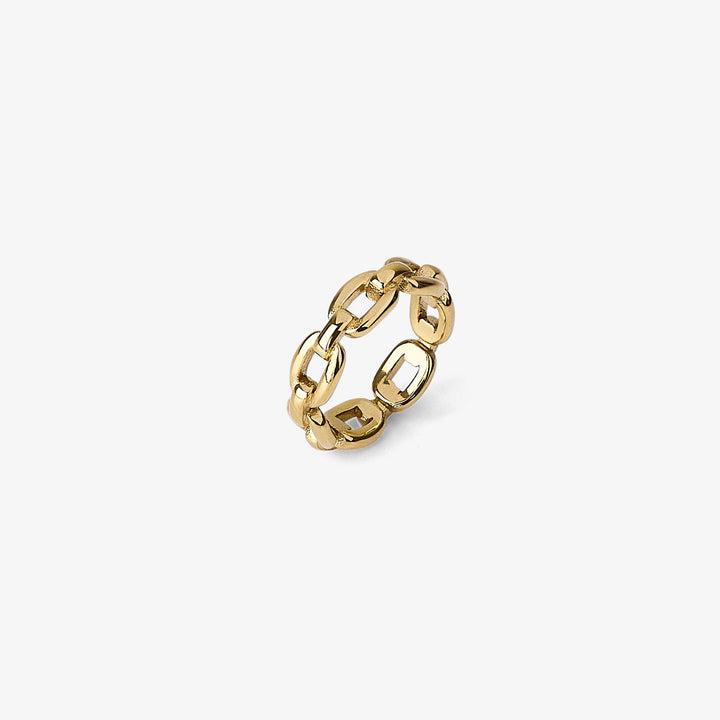 City of Gold Cable Ring Gold #material_gold