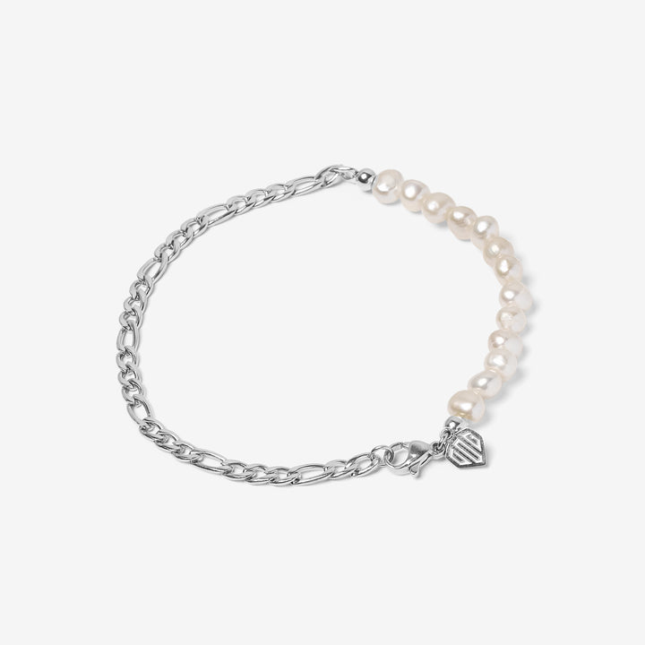 City of Gold Oyster Pearl Bracelet Silver #material_silver