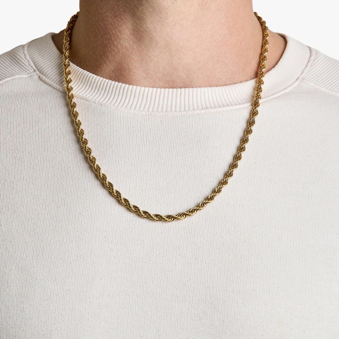 Thick Rope Chain Gold #material_gold