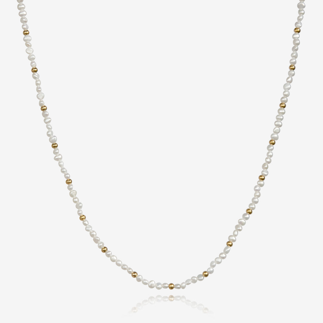 Pearl Bead Chain #material_gold
