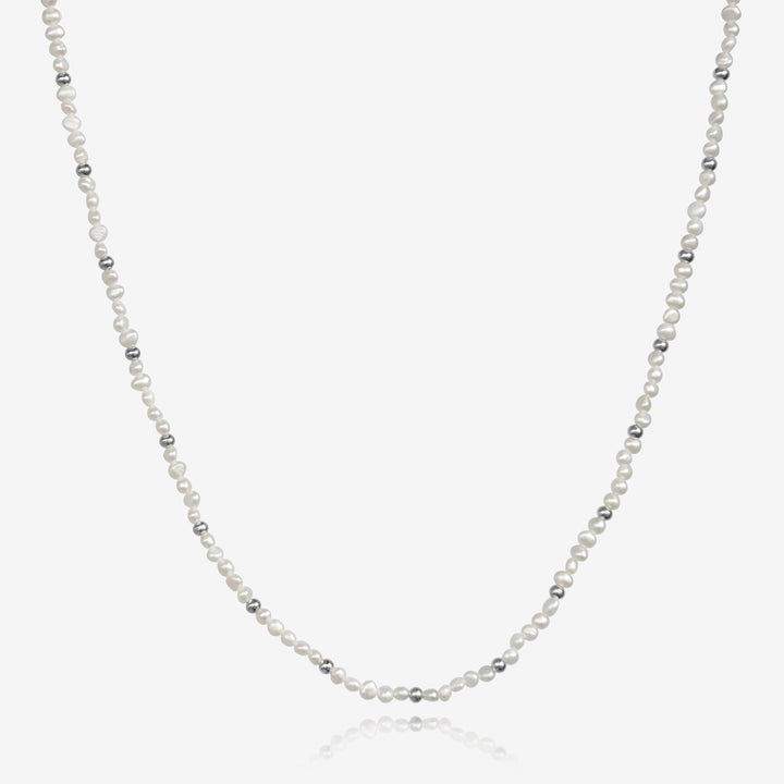 Pearl Bead Chain #material_silver