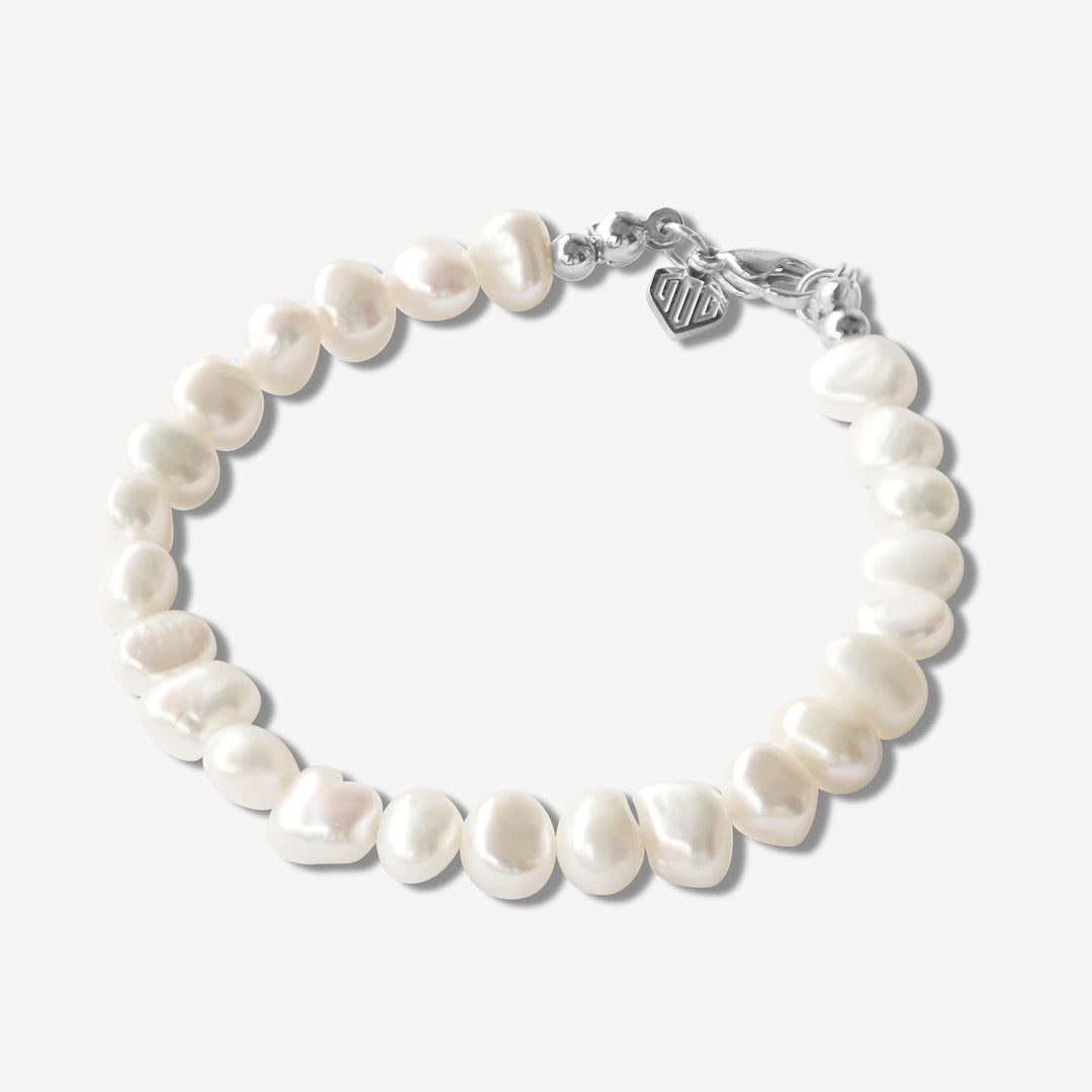Pure Pearl Bracelet #material_silver