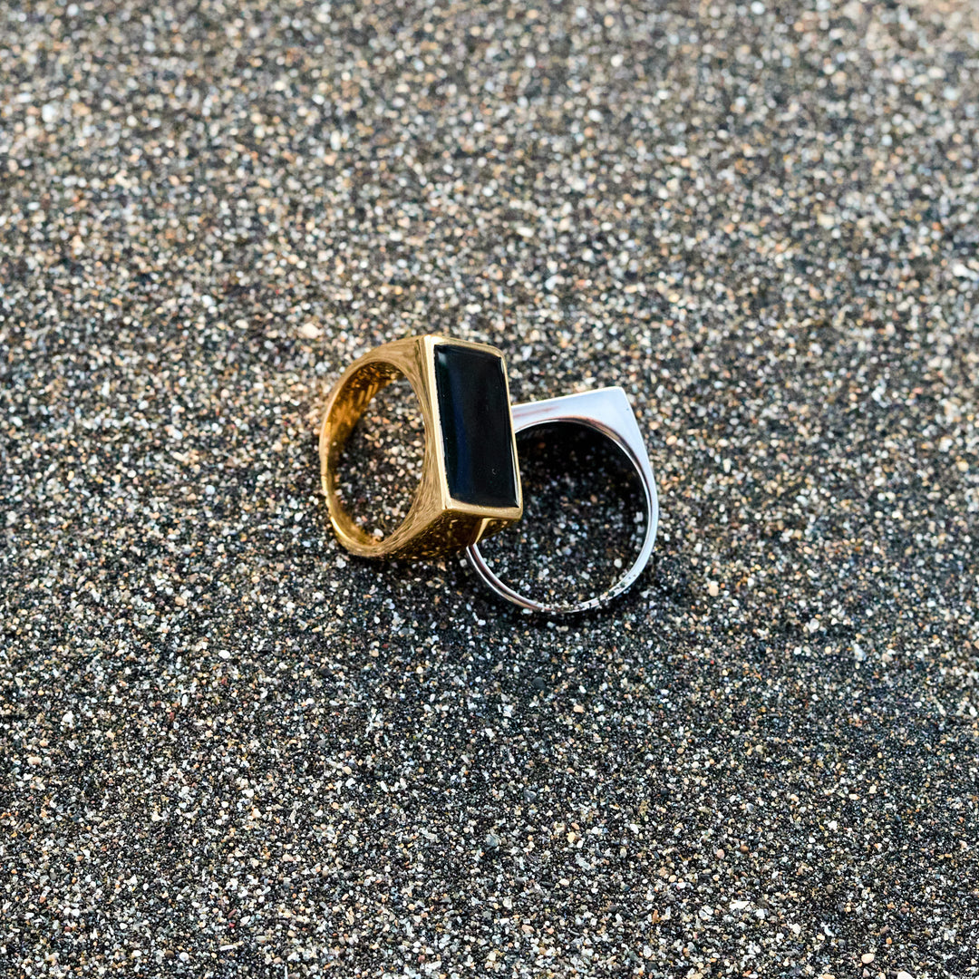 Baguette ring Gold #material_gold