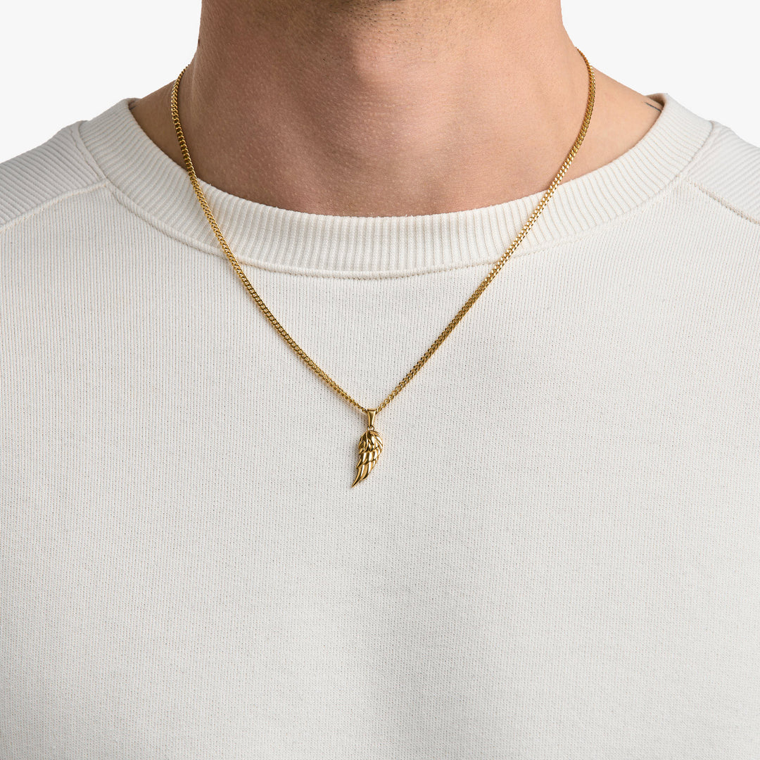 Pegasus Necklace Gold #material_gold
