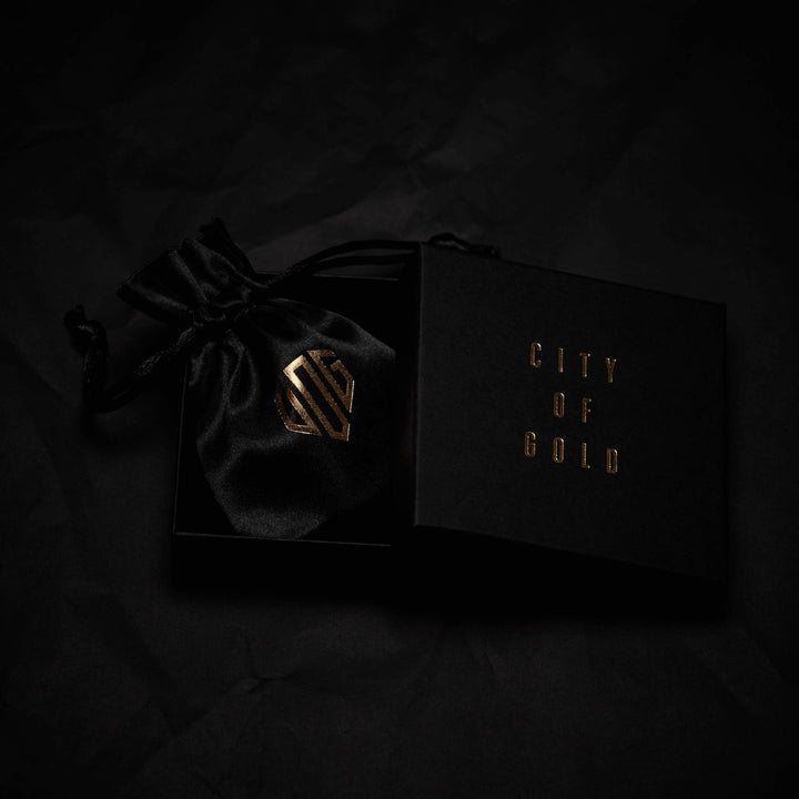 City of Gold packaging #material_silver
