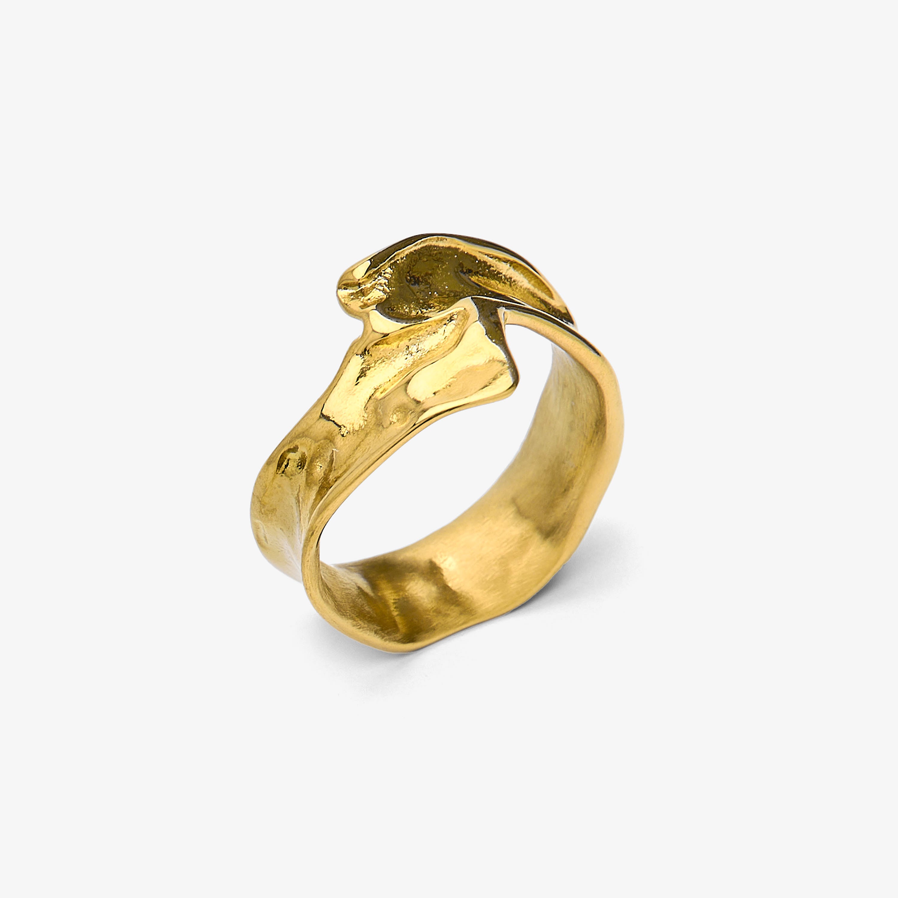 14K Yellow Gold Ring w/ Gold Quartz 001-200-1000189 | Bluestone Jewelry |  Tahoe City, CA