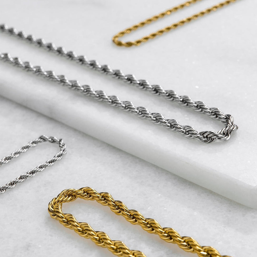 Thick Rope Chain Silver #material_silver