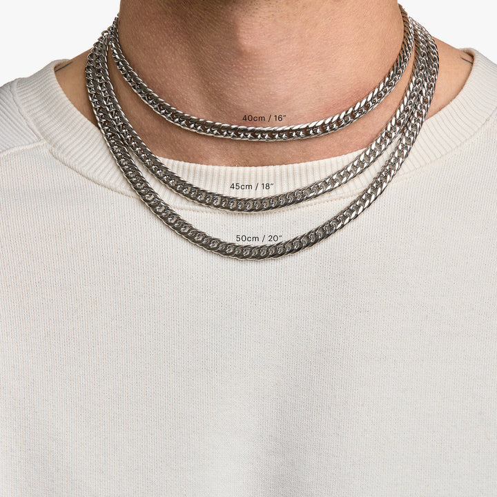 Chunky Curb Chain Silver #material_silver