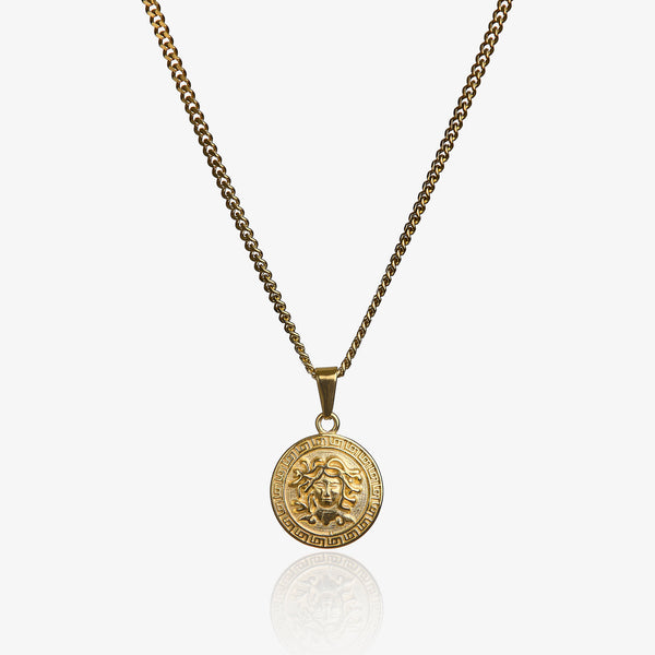 Medusa deals necklace gold